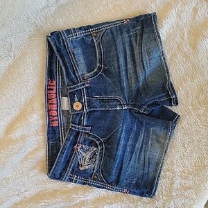 Hydraulic jean shorts Size: juniors 9/10